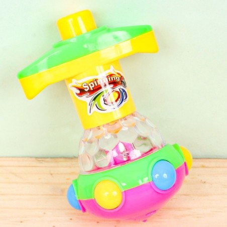 Pião De Brinquedo Infantil Com Luzes Art Brink 2