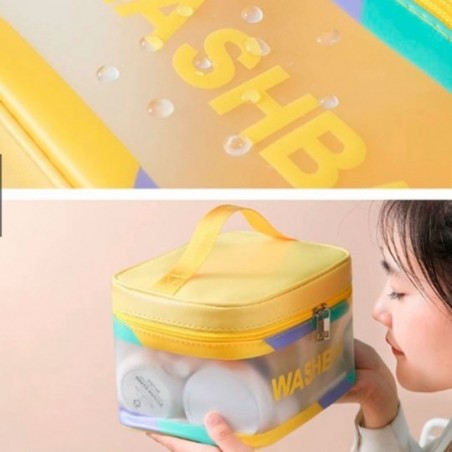 Kit 12 Bolsas Necessaire De Viagem Para Maquiagem Promoção