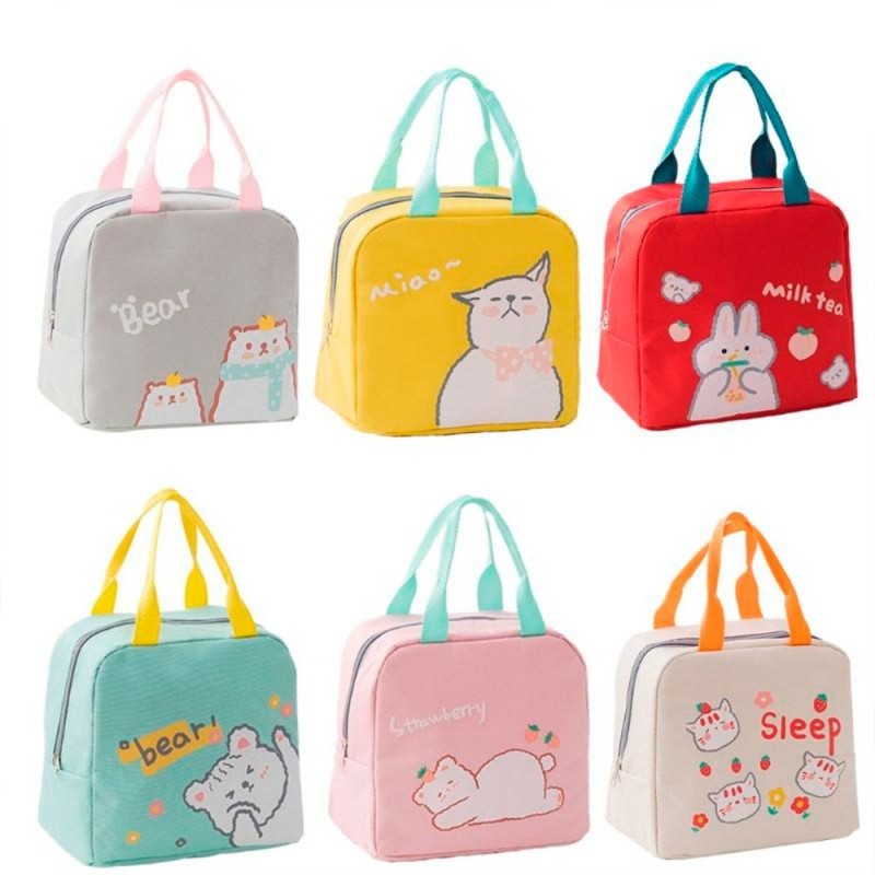 Bolsa Térmica Estampa De Desenho De Animais Portátil/Atacado