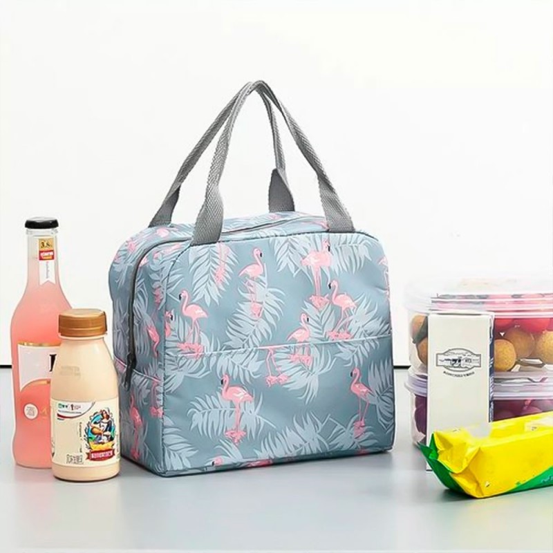Kit 12 Bolsas Femininas De Mão Térmica Marmita Estampada