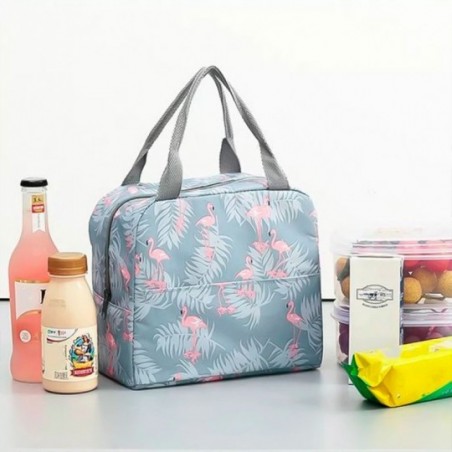 Kit 12 Bolsas Femininas De Mão Térmica Marmita Estampada