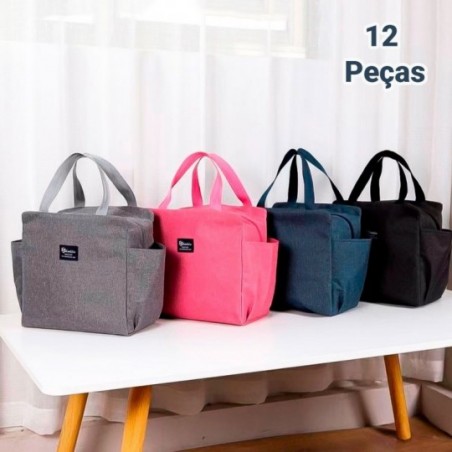 Bolsa Térmica Grande Para Marmita e Lancheira 12 Peças