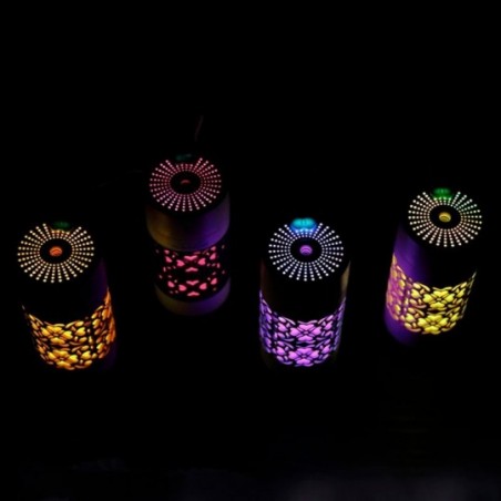 Kit C/ 4 Umidificadores Difusores De Ar Portátil Usb Led