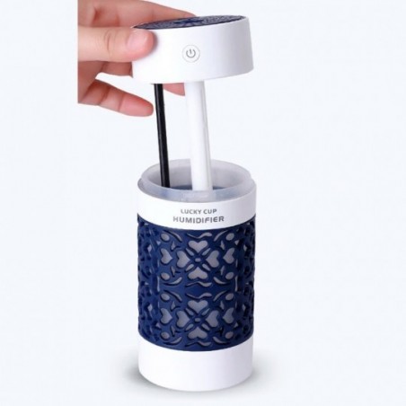 Kit C/ 4 Umidificadores Difusores De Ar Portátil Usb Led
