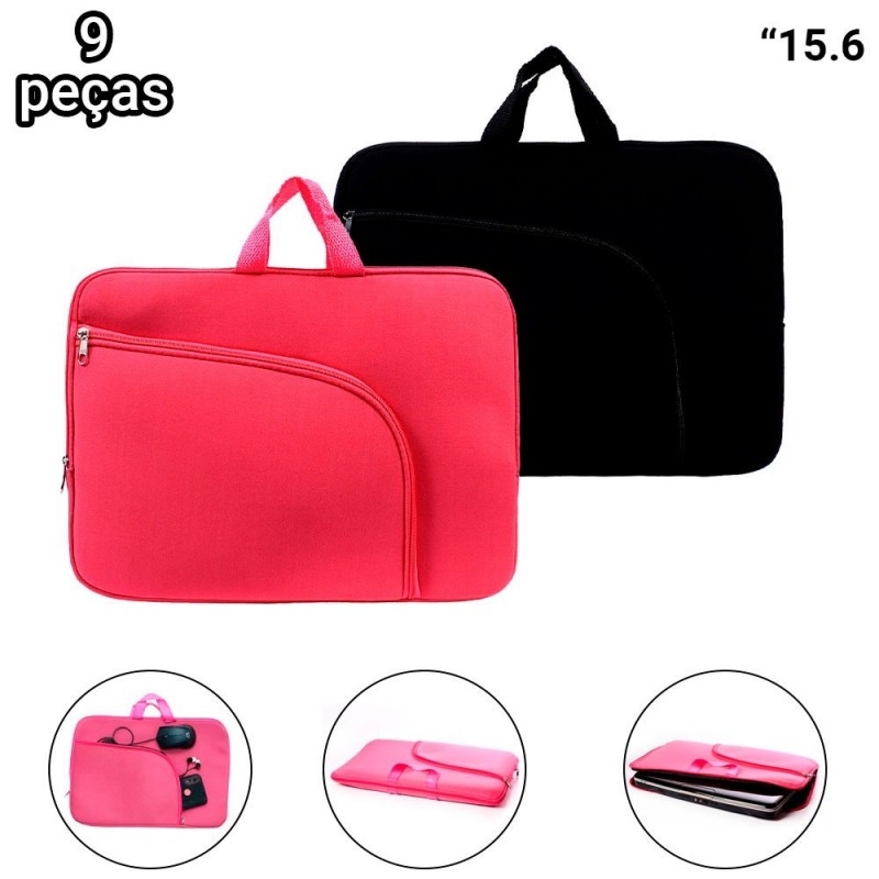 Kit 3 á 9 Luvas Para Notebook 15.6 Polegadas Promoção Atacado