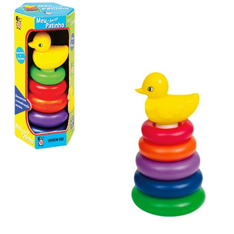 Meu Amigo Patinho Didático Argolas Jogo Educativo 