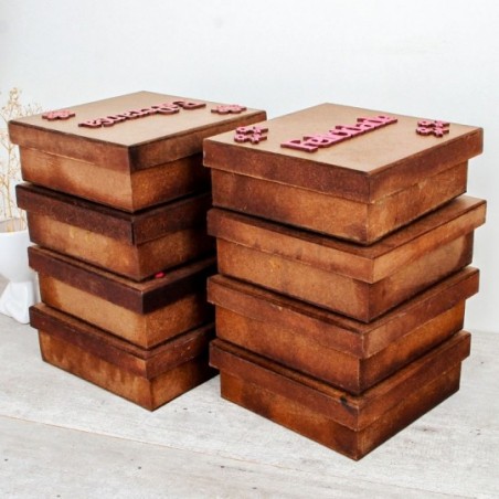 KIt Com 8 Caixinhas Palavras Diversas