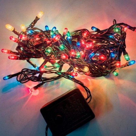Pisca Pisca Com 100 Lâmpadas Led Colorido 220V 4,2M