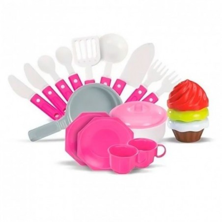 Cozinha Infantil Moranguita Completa C/ Acessórios Magic Toys