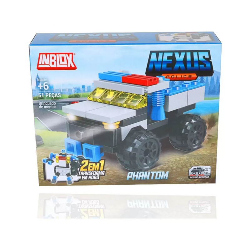 Blocos De Montar Inblox Nexus Police Infantil No Atacado