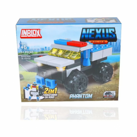 Blocos De Montar Inblox Nexus Police Infantil No Atacado