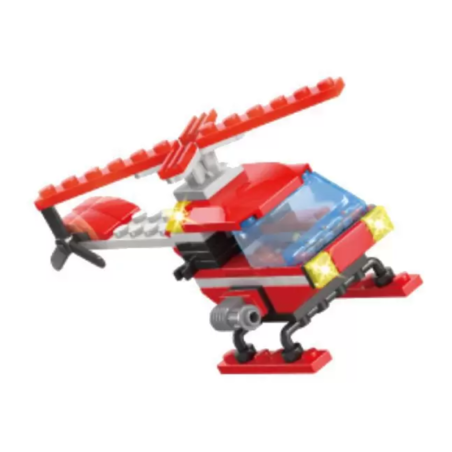 Blocos De Montar Missão Resgate 98 Peças Brinquedo Infantil