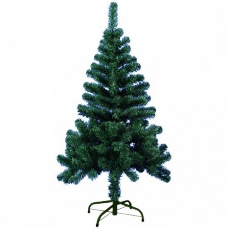 Árvore De Natal 1,2M Verde Com 220 Galhos e Pé de Metal