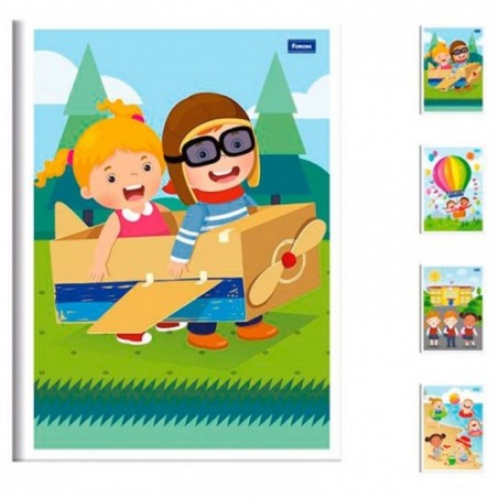 Caderno De Brochura Capa Mole 60 Folhas Brancas