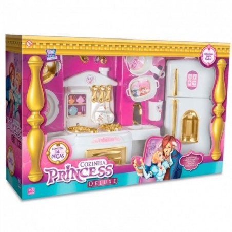 Cozinha Infantil Completa Princess Deluxe Zuca Toys