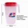 Kit 12 Jarras De Plástico Com Tampa Colorida 2,75L  Atacado