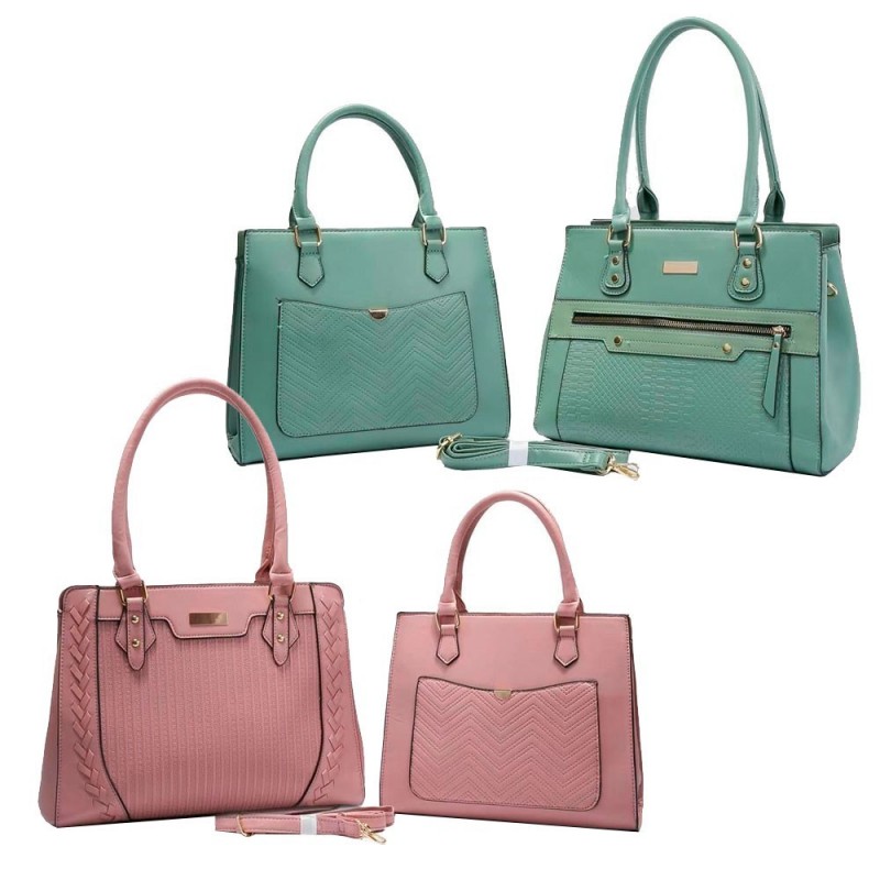 2 Kit De 2 Peças Bolsa Feminina Social Para Revenda Atacado