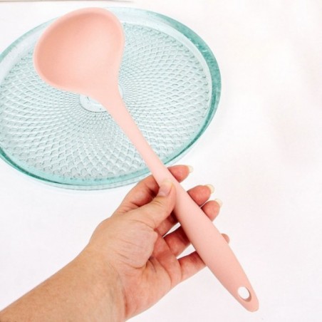 Kit 3 Concha De Silicone Inteiriço Cabo Rosa Nude 28 Cm