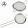Kit 3 À 9 Peneiras Coador Com Cabo Em Aço Inox 12 cm Wellmix