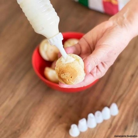 4 Kit Confeiteiro Decorador Bolo Com Aplicador 8 Bicos 