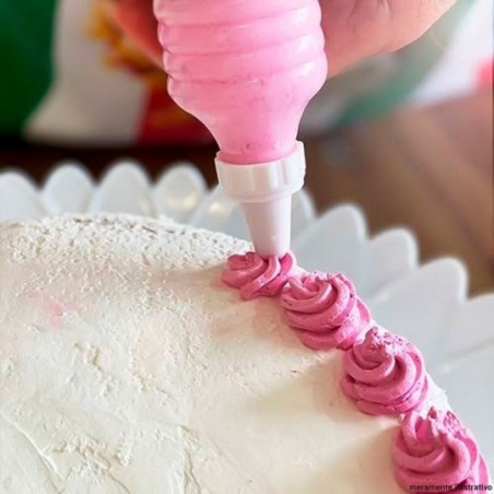 4 Kit Confeiteiro Decorador Bolo Com Aplicador 8 Bicos 
