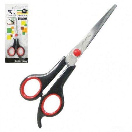 Kit 3 Tesoura Multiuso 5.5" 14 cm Aço Inox No Atacado