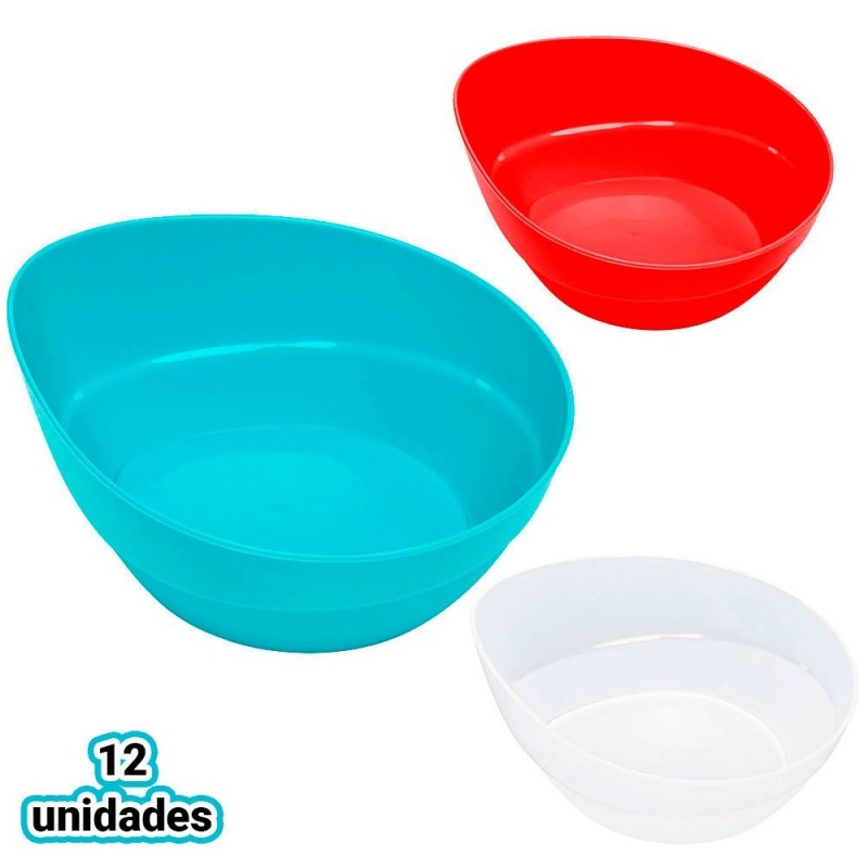 Kit 12 Tigela De Sobremesa Redonda 285Ml Jaguar No Atacado
