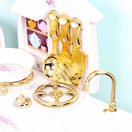 Cozinha Infantil Completa Princess Deluxe Zuca Toys