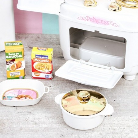 Cozinha Infantil Completa Princess Deluxe Zuca Toys