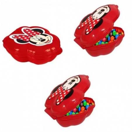 Kit 3 Porta Mix Infantil Tampa Fixa Formato Minnie Mouse 