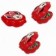 Kit 3 Porta Mix Infantil Tampa Fixa Formato Minnie Mouse 