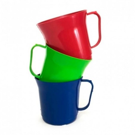 Kit 5 Conjuntos De Caneca Lisa Pacote Com 6 Peças 300Ml