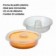 Kit 4 Formas de Pudim Plástica P/ Microondas 22 Cm Atacado