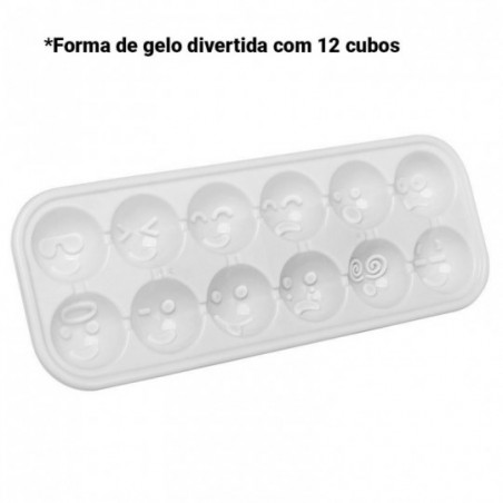 Kit 4 Formas De Gelo Divertida Com 12 Cubos No Atacado