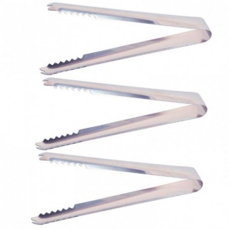 Kit 3 Pegador De Alimentos Em Aço Inox 15 cm No Atacado -
