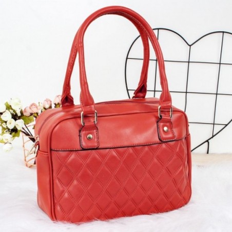 Bolsa Feminina Alça Dupla De Mão Média Em Matelassê