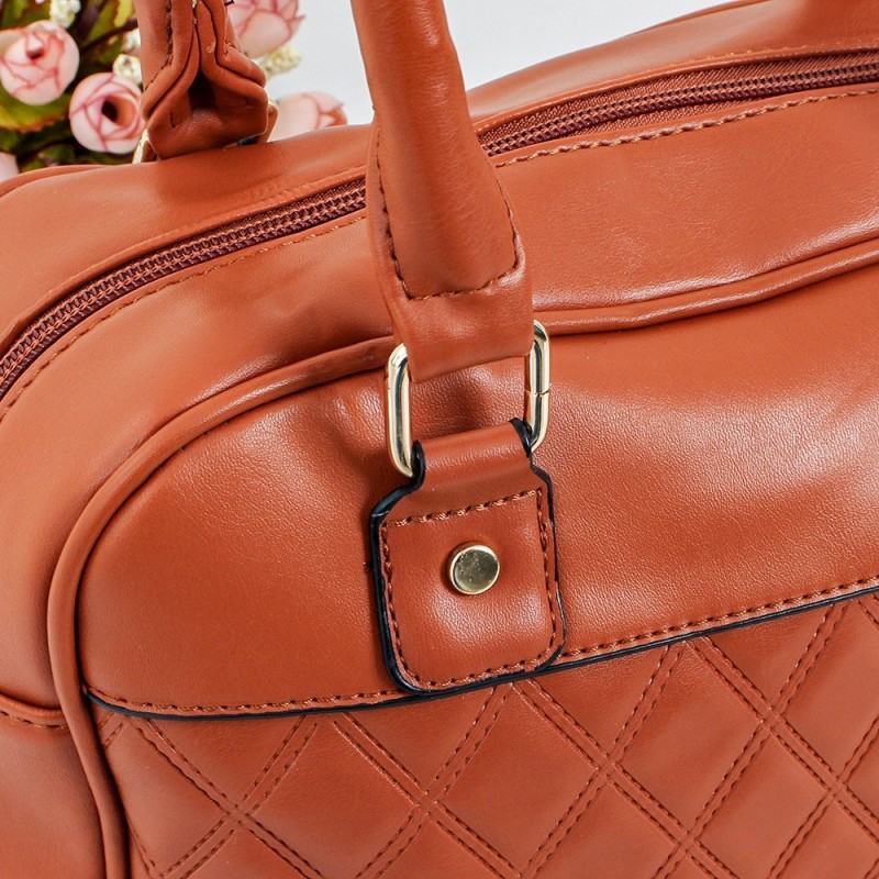 Bolsa Feminina Alça Dupla De Mão Média Em Matelassê