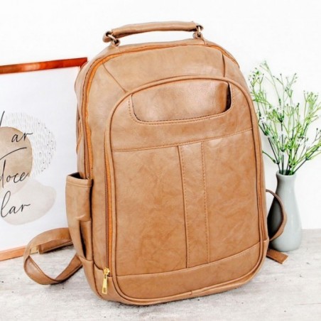Mochila Feminina Luxo Estruturada Em Alto Relevo