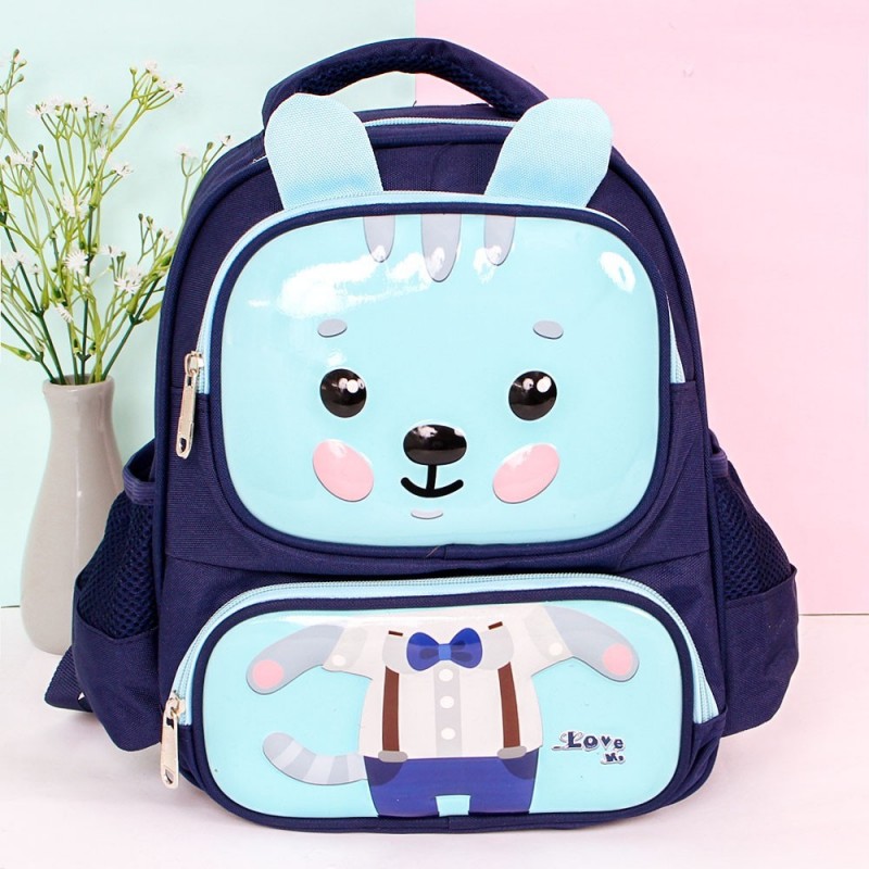 Mochila Infantil Meninas e Meninos Desenho Com Bolsos