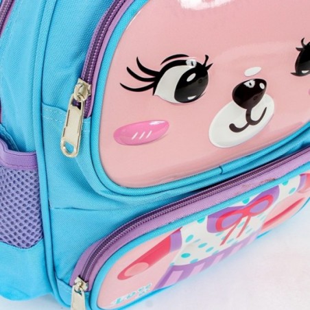 Mochila Infantil Meninas e Meninos Desenho Com Bolsos