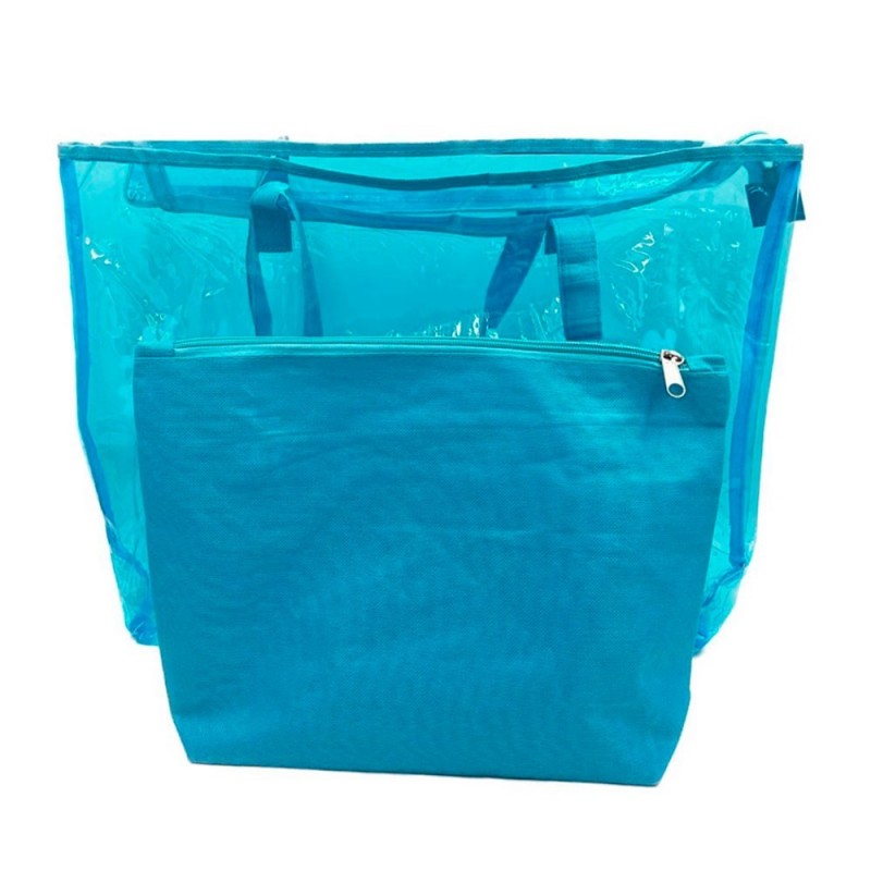 Bolsa Sacola Feminina De Praia Com Necessaire Amo O Verão
