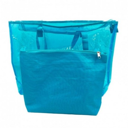Bolsa Sacola Feminina De Praia Com Necessaire Amo O Verão