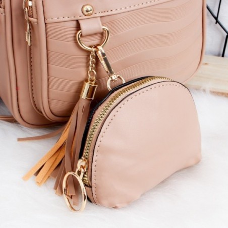Mini Mochila Feminina Com Bolsos + Porta Moedas Para Revenda