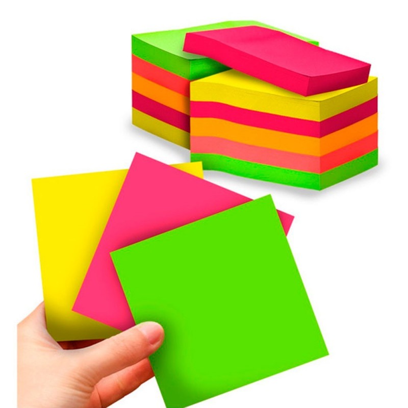 Kit 10 Blocos De Nota Adesivo 76x76mm  