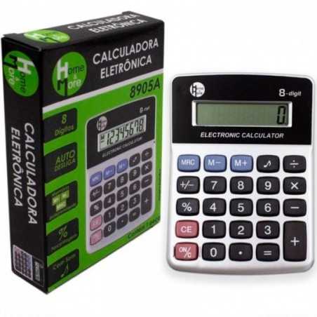 Kit 2 Calculadoras De Mesa Eletrônica 8 Dígitos Atacado