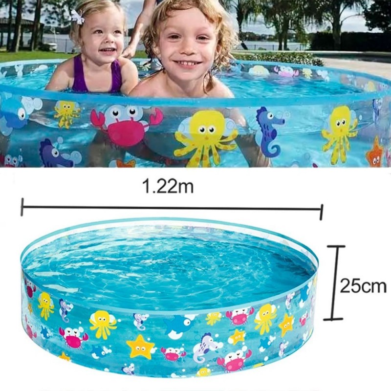 Piscina Infantil 277 Litros semirigida Fundo Do Mar
