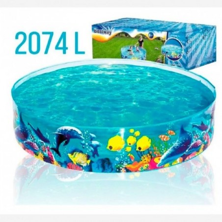 Piscina Redonda Infantil Bestway 2074 Litros Grande