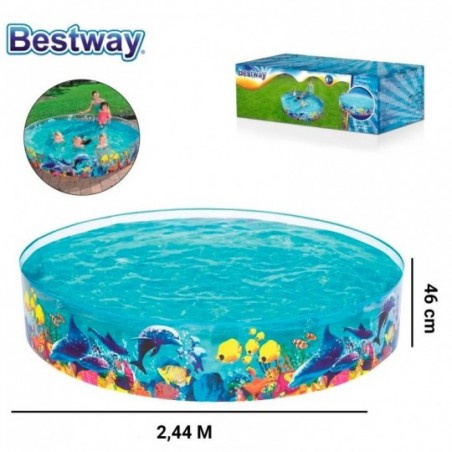 Piscina Redonda Infantil Bestway 2074 Litros Grande