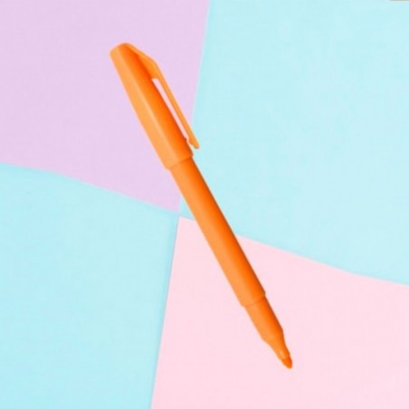 Kit Marcador de Texto Neon Marker Laranja