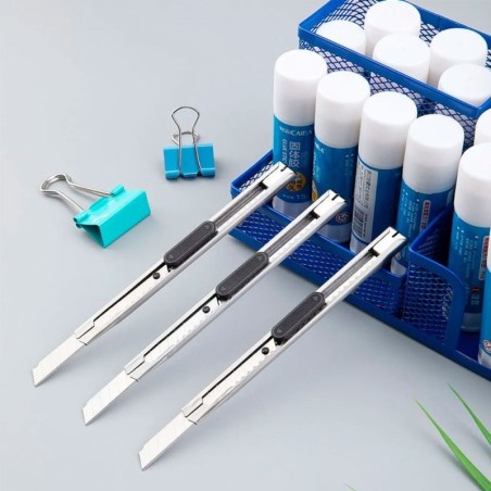 Kit 10 Estiletes Multiuso Lâmina Estreita de Metal Atacado